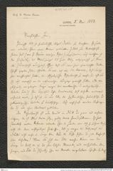 Nachlass Franz Steindachner, Brief von Victor Julius Carus an Franz Steindachner (22.06.1882), Inv.Nr. 78.05, Seite 1
